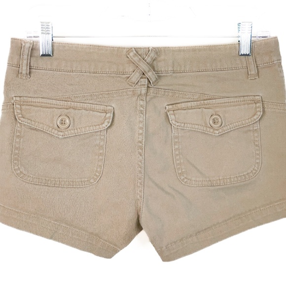 BeBop Tan Jean Shorts with Classic Style - Picture 2 of 7